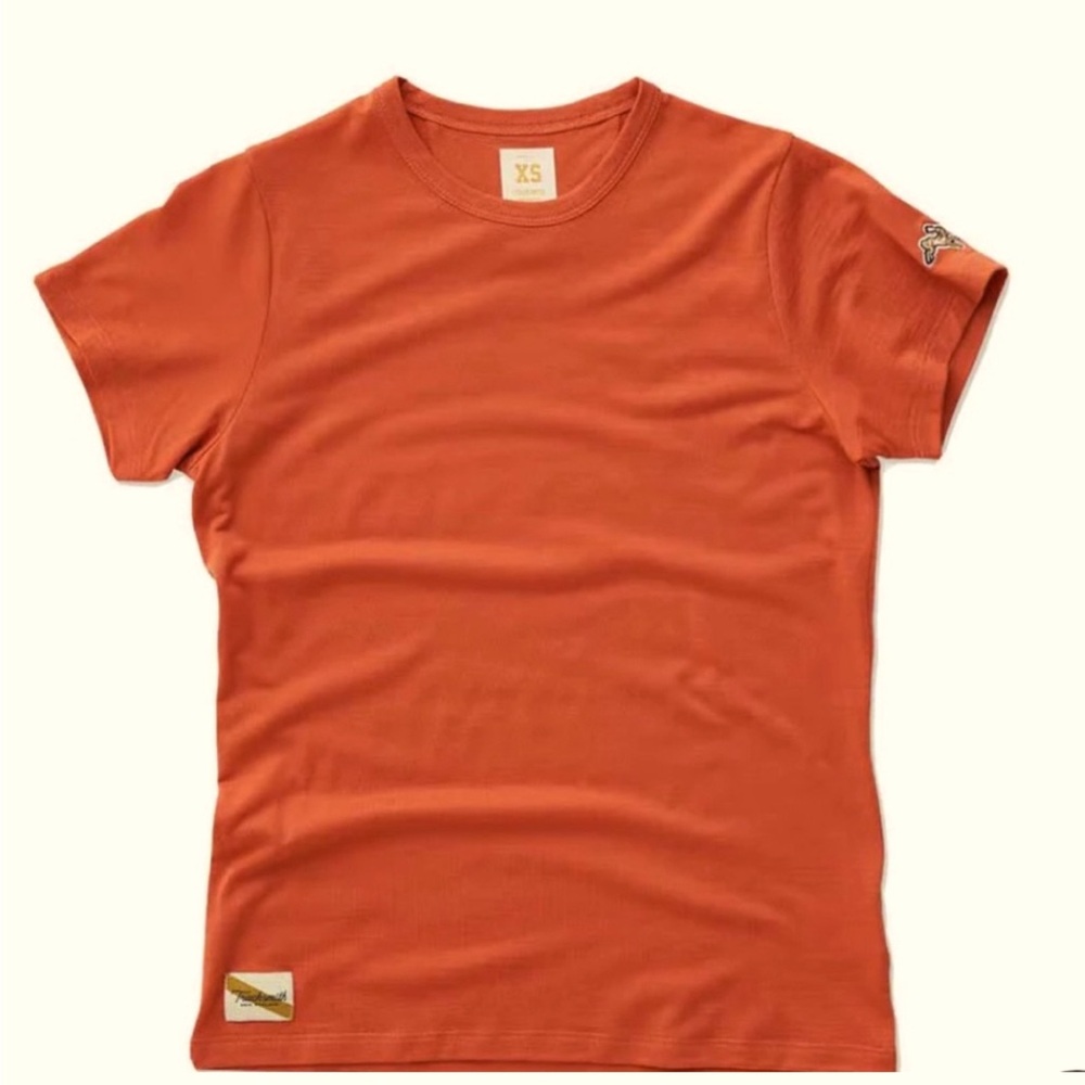 Tracksmith Harrier Tee burnt orange small